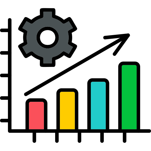 Consistent Productivity Rates Icon